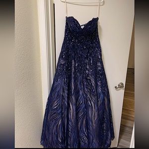 FORMAL CORSET DRESS LARGE